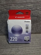 Genuine Canon Pixma PGI-220BK 220 Black Ink Cartridge - New Sealed Damaged Box