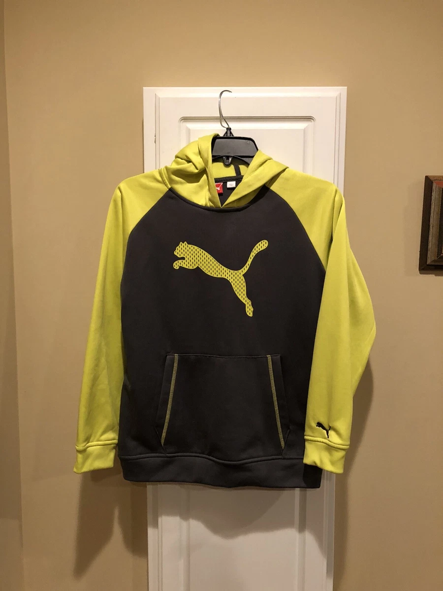 Puma neon green hoodie top