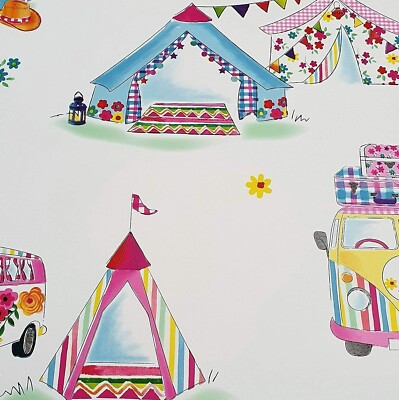 Fun4Walls Festival Tapetenrolle 10,05m x 0,52m für Kinderzimmer BRANDNEU