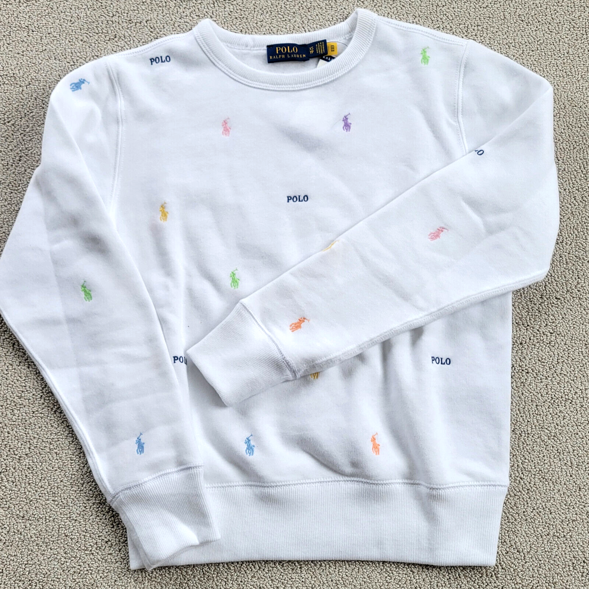 売れ筋商品|||ラルフローレン パーカー・スウェットシャツ レディース アウター CREWNECK - Sweatshirt - white rlw-sw-174a.jpg