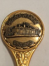 Vintage Souvenir Spoon US Collectible Mount Vernon Virginia