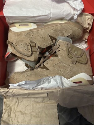 Size 10.5 - Jordan 6 Retro x Travis Scott Mid British Khaki