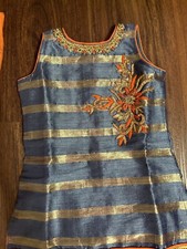 Indian Traditional Dress Patiala Set Puja/ Wedding Indian Kids Size 20, 4-5year