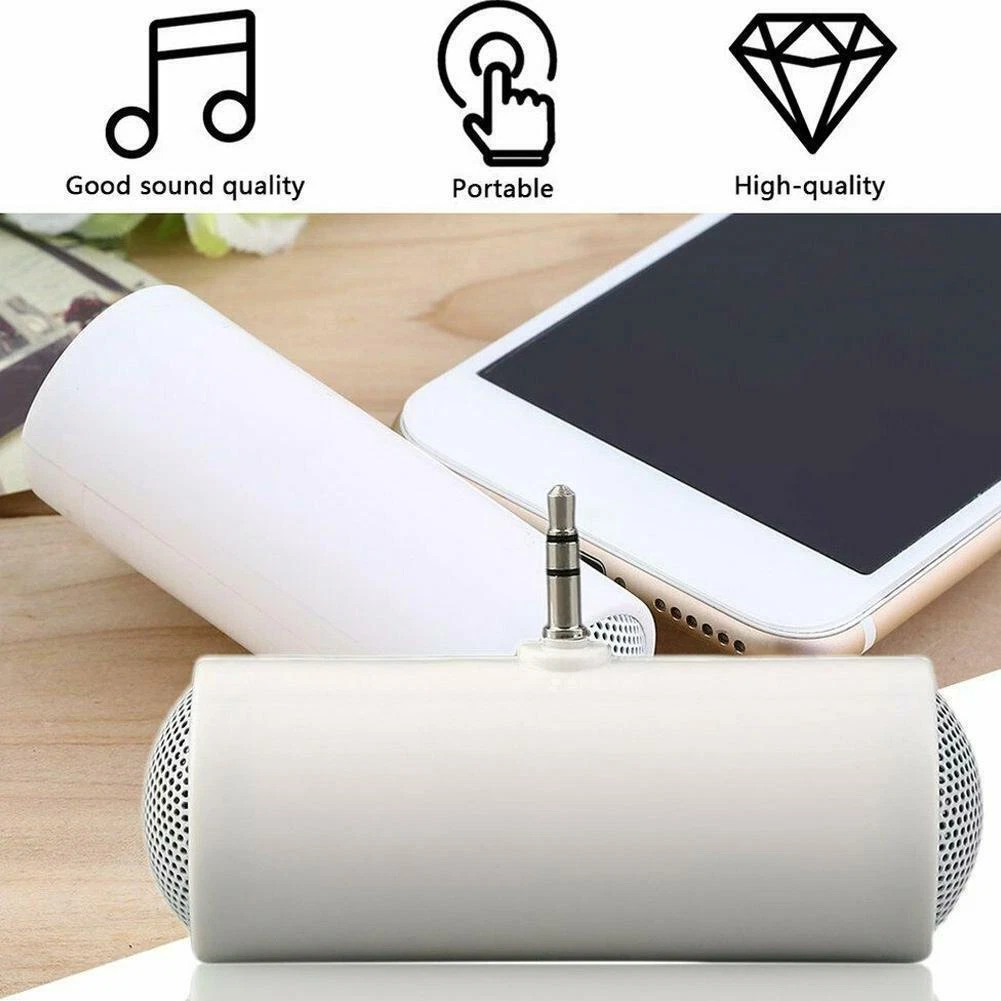 Mini portable stereo speaker sales with 3.5 mm jack