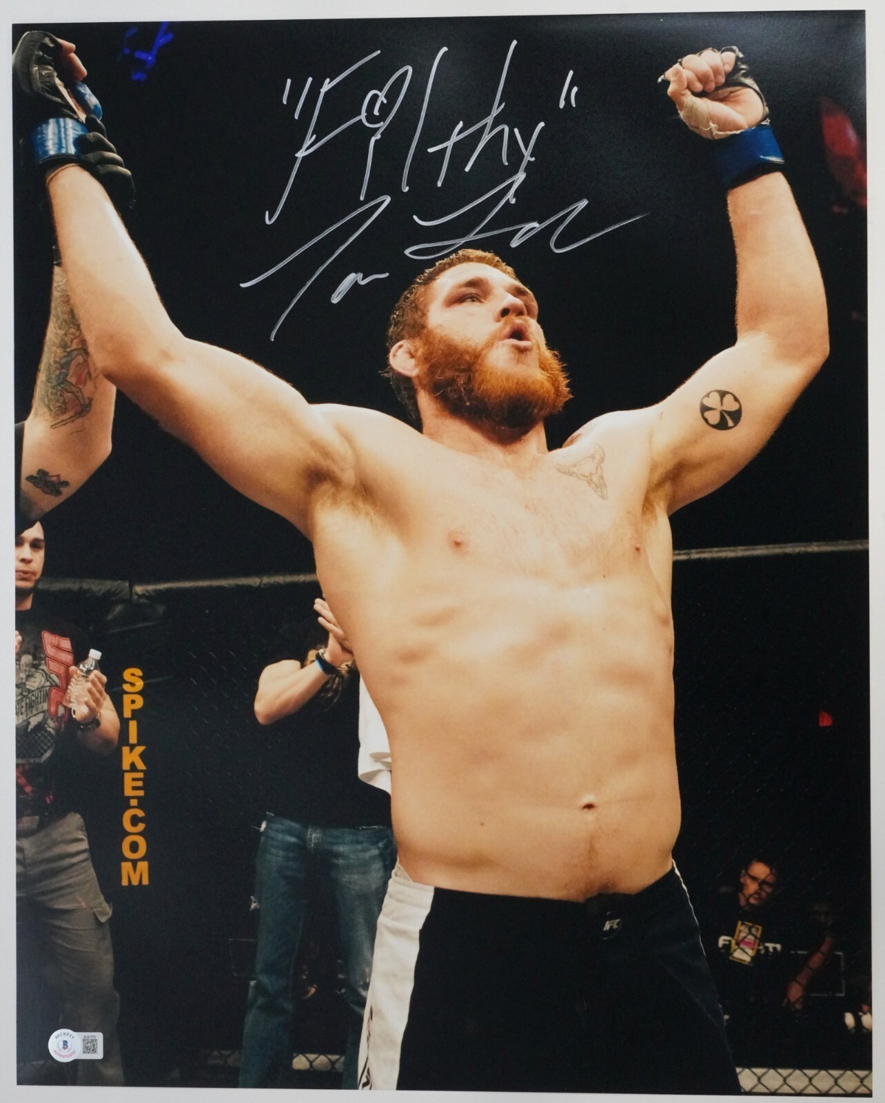 Tom Lawlor Autographed Signed UCF Knights 16x20 Photo BAS COA UFC MLW New Japan Pro Wrestling Auto'd TUF 