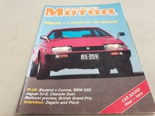 Oct 1983 MODERN MOTOR Mag HOLDEN PIAZZA Bluebird Corona BMW XJS Jag Charade