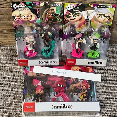 【ヒッキー】Splatoon アミーボフィギュア 10体セット Amazon.com: Amiibo Triple Pack - Inkling, Octoling, and Smallfry
