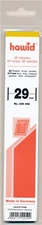 Hawid Stamp Mount 29/217 mm - CLEAR - Pack of 25 (29x210  29mm) STRIP  328 498