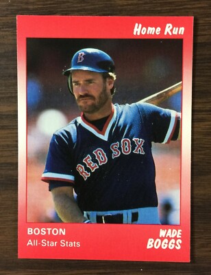 1991 Star Company WADE BOGGS Limited Edition HOME RUN Set #/1500Printed
