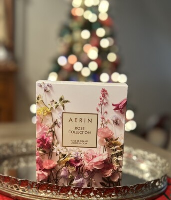 NEW AERIN Rose Collection Rose De Grasse Joyful 3pcs Gift Set