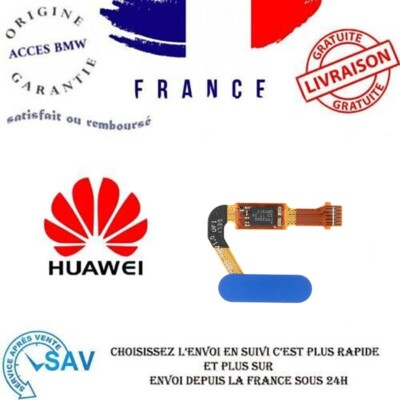 Nappe Capteur Empreinte Pour Huawei P20 Lite – Noir (origine, Flexible)