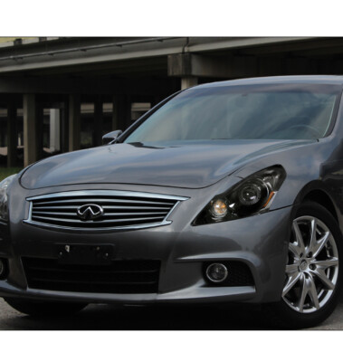 For 10-13 G37 Sedan 4Dr HID/Xenon Projector Black Headlight Lamp +