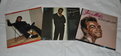 Lot of 3 Johnny Mathis Vinyl YOU LIGHT UP MY LIFE; ROMANTICALLY; SHADOW OF YOUR 
