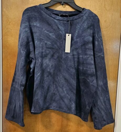 Olivaceous Tie Dye Women Sweatshirt Size L