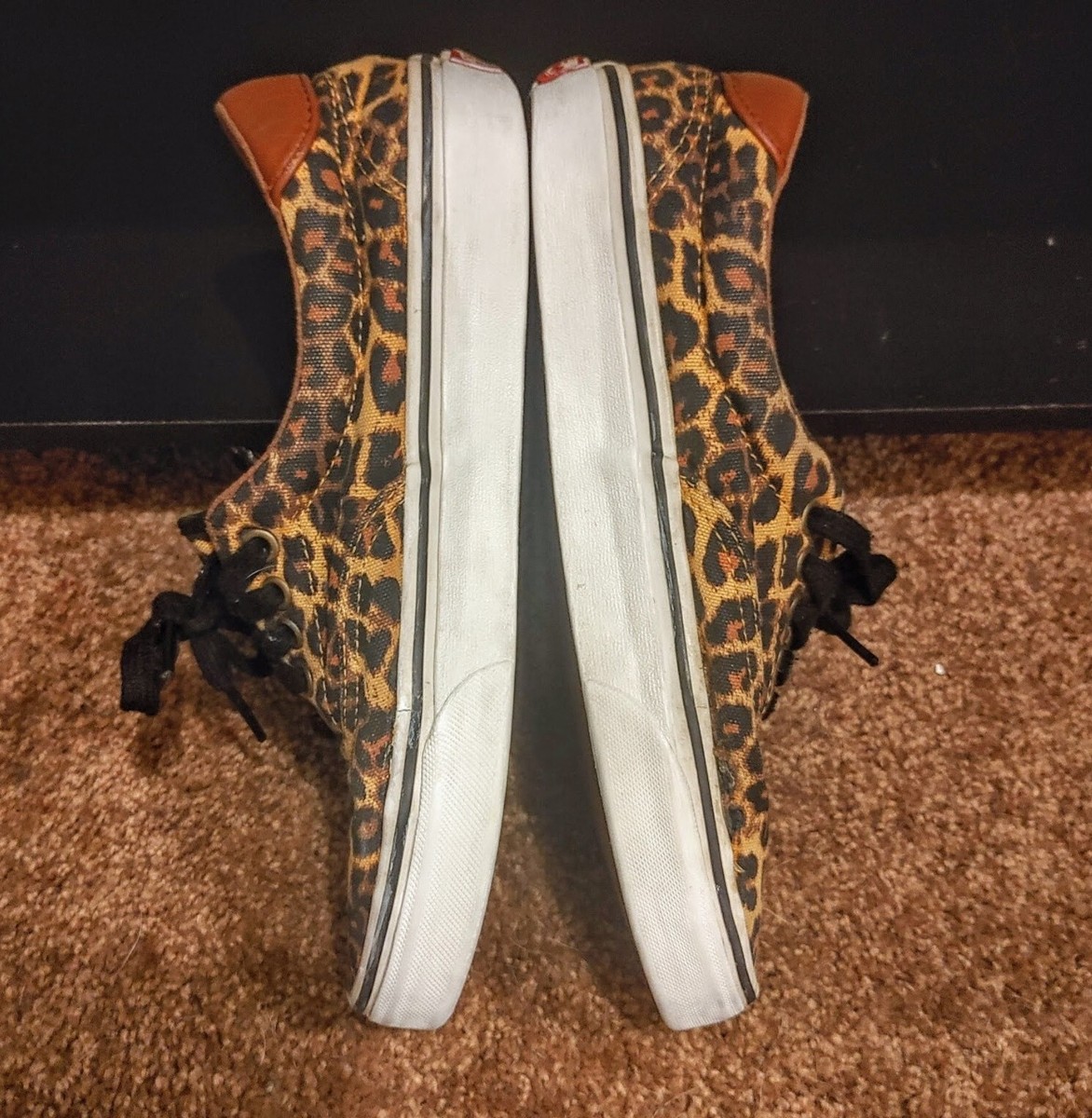 VANS Era 59 Authentic Canvas Leopard Lace-Up Low Top Unisex