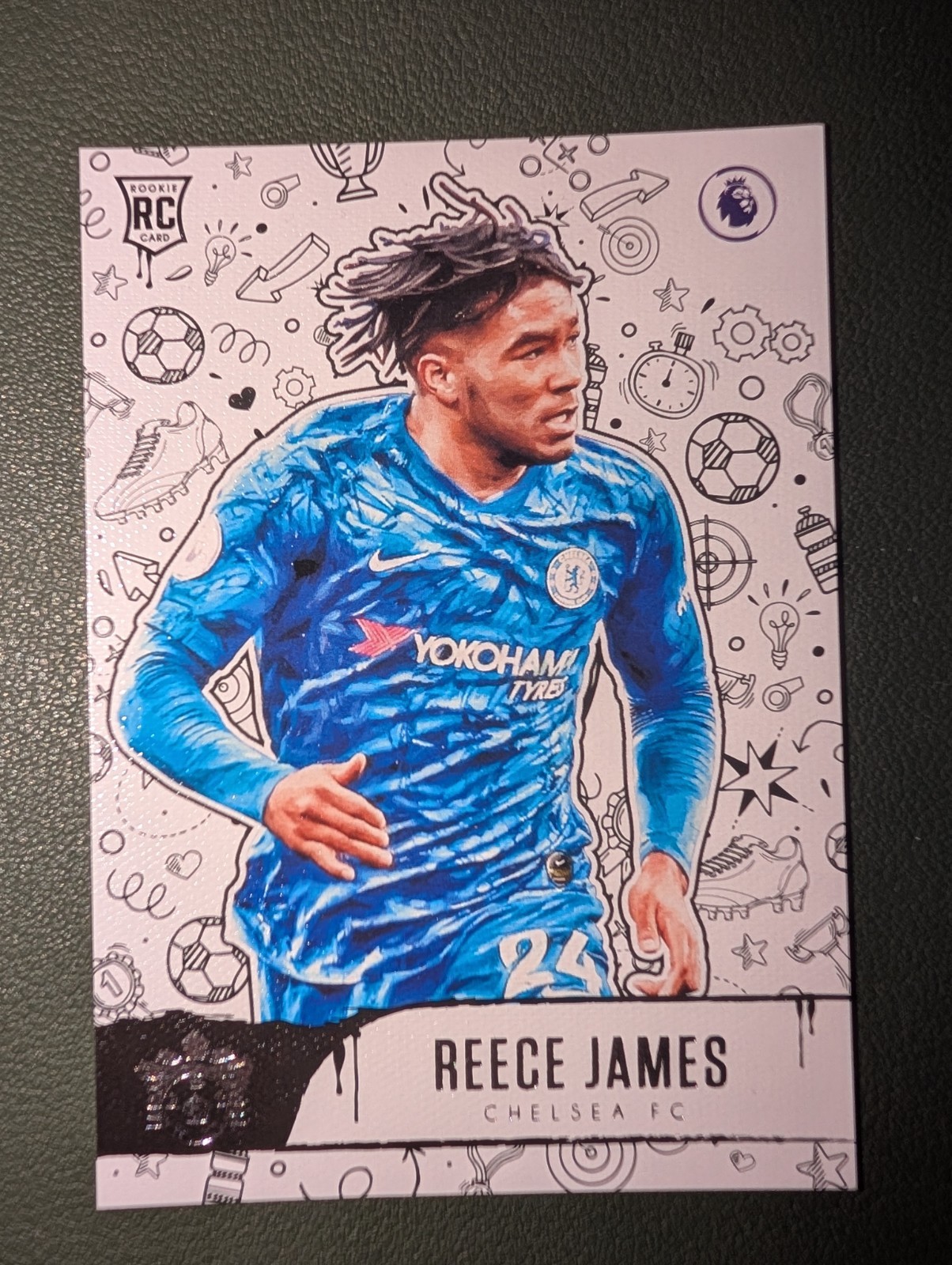 2019 Panini Chronicles Pitch Kings Rookies III Reece James #R3-10 ssp Chelsea