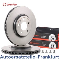 2x BREMBO Bremsscheiben VORNE AUDI A4 8K B8 + A5 8T + Q5 8R Belüftet Ø320mm 1LA