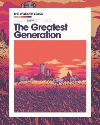 The Wonder Years Greatest Generation Album Indie Rock Poster