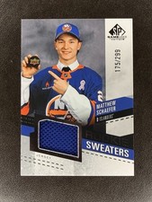 2025-26 SP Game Used Rookie Sweaters /299 Matthew Schaefer #RS-MS