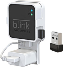 256GB Blink USB Flash Drive, with Outlet Wall Mount for Sync Module, Space-Savin