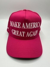 Official Make America Great Again 45-47 Cali Fame Pink Snapback Hat Cap