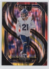 2024 Panini Select Premier Level Red & Yellow Shock Prizm Riley Moss #190 9fc
