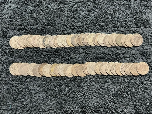 Very Nice 90% Silver Barber Dime Lot - Many VG - Roll of 50