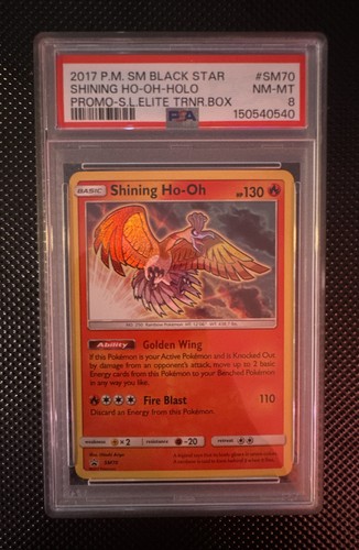 Shining Ho-Oh graded PSA 8 for sale on eBay
