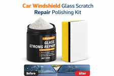 Car Windshield Glass Scratch Repair Powder 85g Polishing Kit Restore Clear