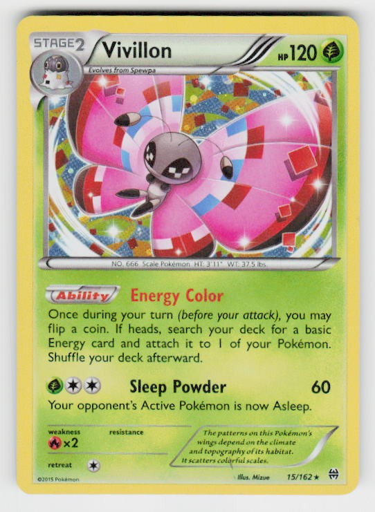 XY - BREAKthrough #15/162 Vivillon