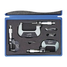 IGAGING 36-213 0 - 3" Range, .0001" Graduation, 3 Piece Outside Micrometer Set