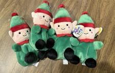 Set Of 4 Aurora World Plush - Palm Pals - JOLLY ELF - New Stuffed Animal Toy