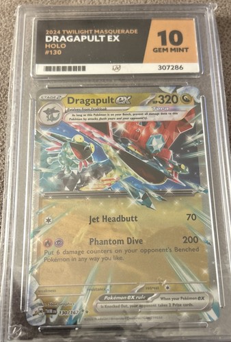 Dragapult ex graded ACE 10 for sale on eBay