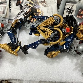 LEGO BIONICLE Vezon & Fenrakk (8764), Axonn (8733), Brutaka (8734) Lot Complete 