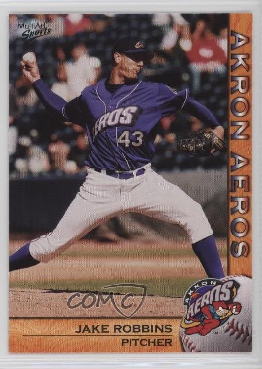2004 MultiAd Sports Akron Aeros Jake Robbins #21 0q3