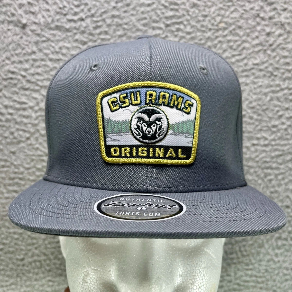 Casquette NCAA Zephyr – Colorado State Rams – Verte – Basketball – Homme