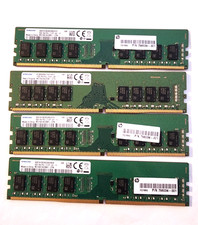 32 GB 4 X Samsung 8GB 1Rx8 PC4-2133P-UA1-10 Desktop RAM Memory