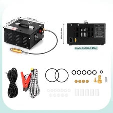 TUXING 4500Psi/300Bar Portable PCP Air Compressor, High Pressure Compressor Pump