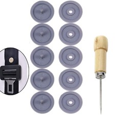 Y-Axis 5 x Seat Belt Button Buckle Clip Stop - Universal Fit Stopper Kit Ligh...