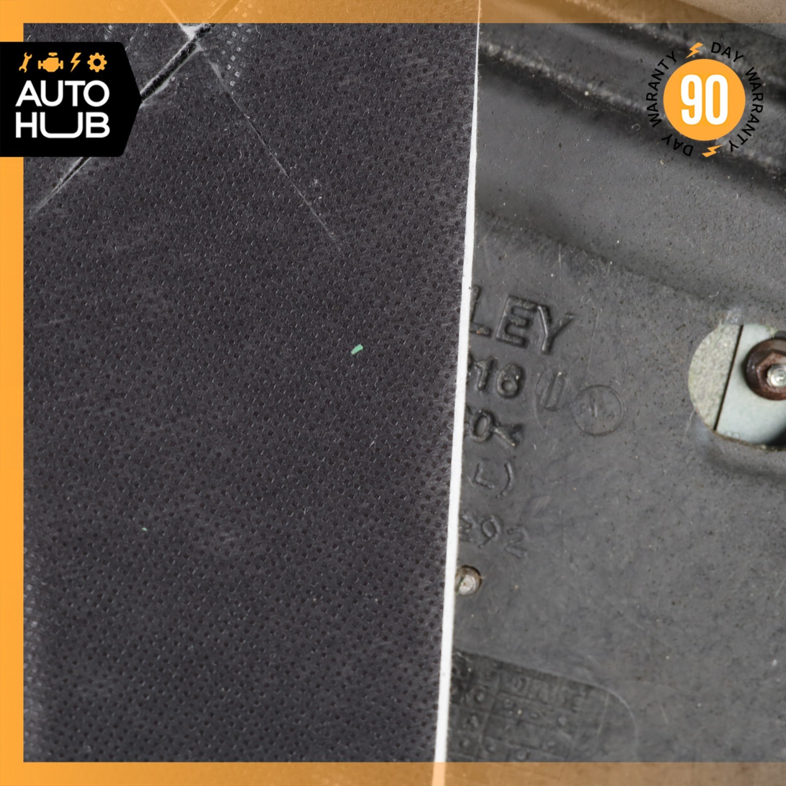 03-10 Bentley Continental GT Rear Passenger Side Interior Door Panel Black OEM