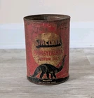 Vintage Sinclair Pennsylvania Motor Oil 1 Quart Qt Metal Red Can Black Dino