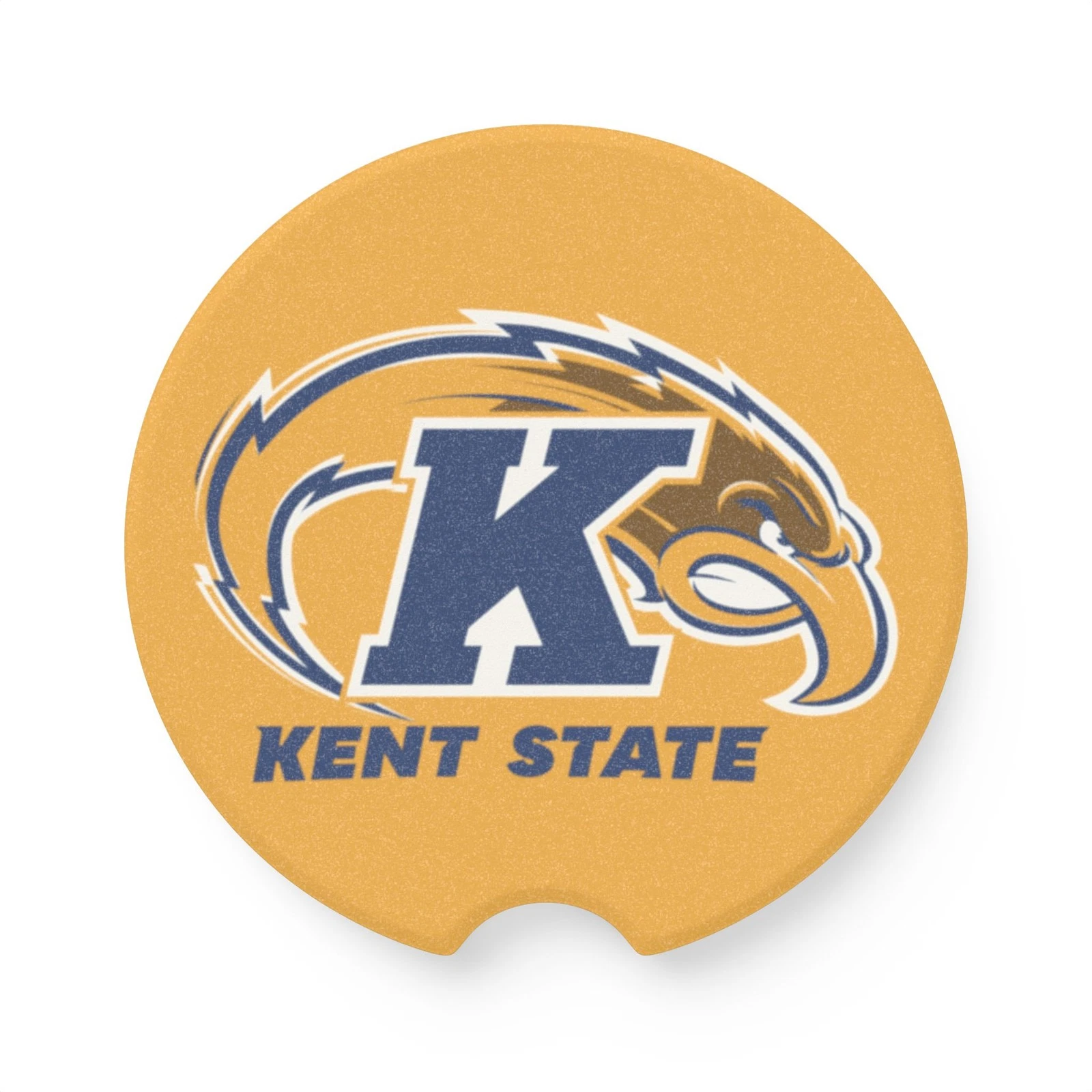 Kent State Golden Flashes Car Coaster – NCAA College Football Cup Holder Insert