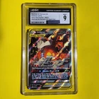 2019 Pokemon Reshiram & Charizard GX SM201 Promo Holo CGC 9 Nm