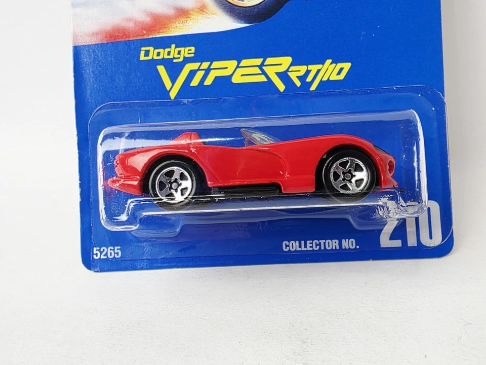 TARJETA AZUL HOT WHEELS 210 DODGE VIPER RT/10 5 RADIOS NUEVA EN TARJETA ¡¡MUY BONITA!!! Foto 4 de 4