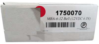 Potter 1750070 MBA-612 12VDC 6 Inch Alarm Bell