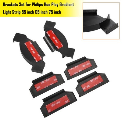 Brackets Set fit Philips Hue Play Gradient Light Strip 55 inch 65 inch 75 inch
