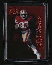 1996 Select Certified #39 J.J. Stokes Red