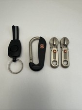 Swissgear Suitcase Luggage Zipper Pulls Set Of 4 (2)Large Slider Pulls 2 Rings