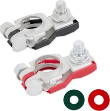 Premium Battery Terminal Connectors for Nissan, Positive and Negative 1 pair, Go