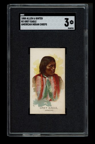 1888 N2 Allen & Ginter #23 Grey Eagle — SGC 3